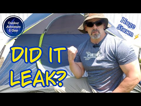 Did It Leak? The Coleman Sundome Severe Thunderstorm Test!