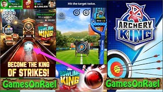 Bowling &amp; Archery King - WOW Super Hero Pro WINS - 5 Strikes In A Row - 😎 Am Only Level 1 + Tips