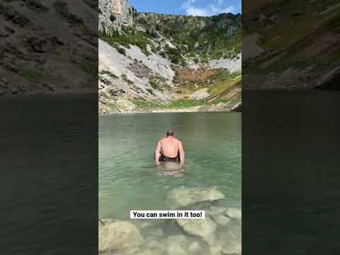 Stunning hidden Blue Lake In Croatia! 🇭🇷💦