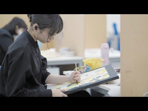 嵯峨美術短期大学 イラストレーション領域紹介動画