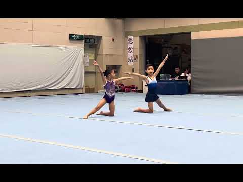 全港技巧體操分齡賽2025二級混雙冠軍 HK Acrobatic Gym Age Group Competition L2 Mixed Pair Champion Adrian & Yan Yan