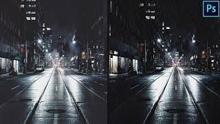 How to add rain to your photo - Photoshop Tutorial Anthony Lam Photography Edits