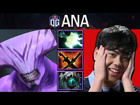 OG.ANA FACELESS VOID WITH MJOLNIR & 22 KILLS - DOTA 2 7.30 GAMEPLAY