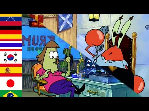Krab Borg in 18 different languages
