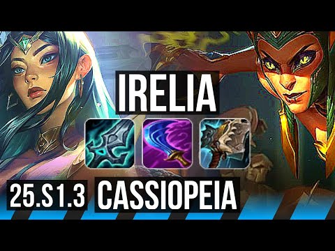 IRELIA vs CASSIOPEIA (MID) | 12/4/8 | KR Master | 25.S1.3