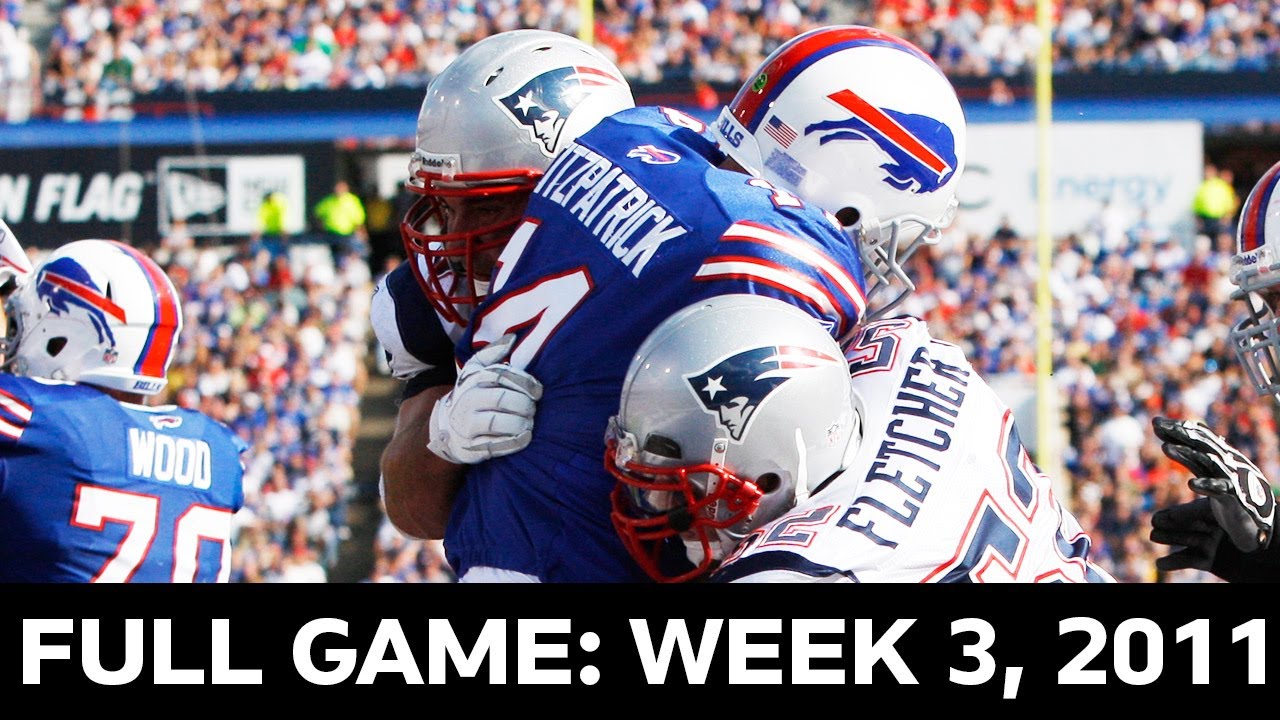 Fitzpatrick's 21-Point Comeback vs. Brady! Bills vs. Patriots Week 3, 2011 Full Game