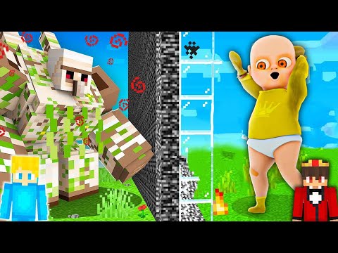 EPIC BABY MOB BATTLE - Minecraft Madness!