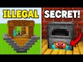 TOP 5 Illegal Houses in Minecraft!