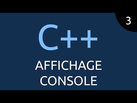 C 3 affichage console