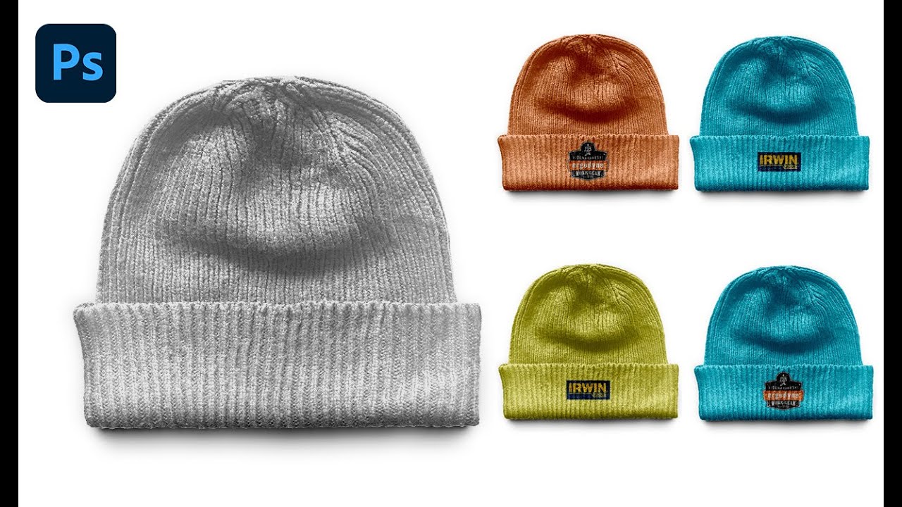 Creating Beanie Winter Hat Mockup in Photoshop | @MockupDesignArt