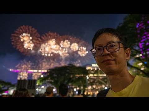 Sketching the New Year fireworks