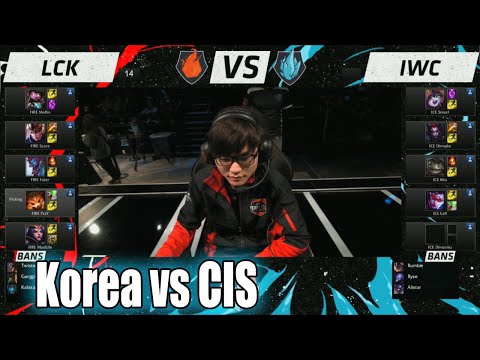 LCK vs IWC | Day 1 LoL All-Stars 2015 in Los Angeles | Korea (FIRE) vs CIS (ICE) #Allstar