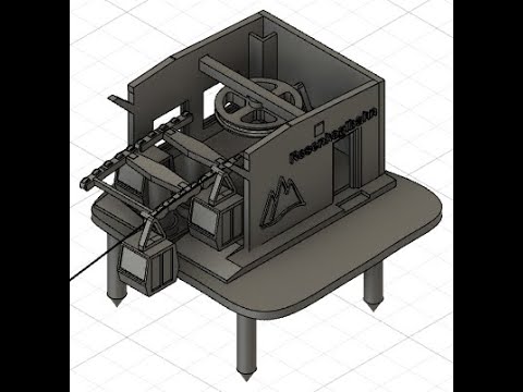 Seilbahn Spur N 3D Druck