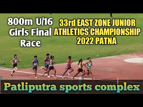 800m U/16 Girls Final Race | East zone junior athletics championship 2022 Patna | #800meter #running