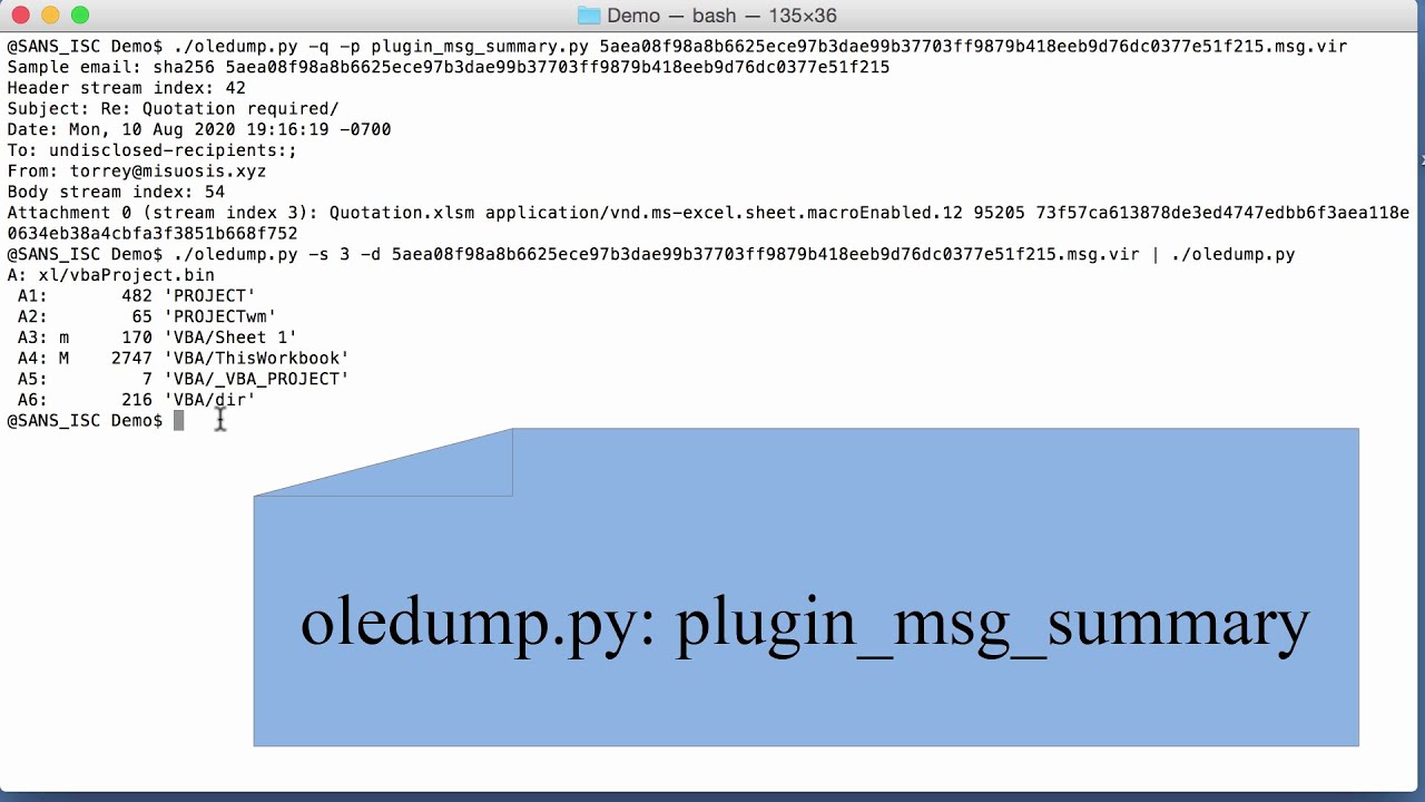 oledump.py: plugin_msg_summary