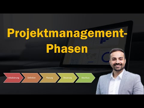 Die 5 Projektmanagementphasen  - Projektmanagement Grundlagen | Projektmanagement einfach erklärt!