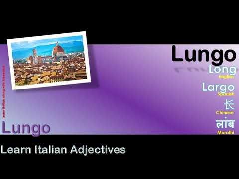 Lungo - How to Pronounce Lungo in Italian with English meaning as Long?
