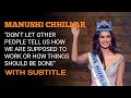 manushi chhillar english speech about women empowerment with subtitle| incredible thought
