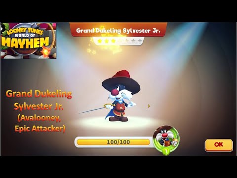 [*/\*] Looney Tunes World of Mayhem -Unlock Grand Dukeling Sylvester Jr. (Epic Attacker, Aristocrat)