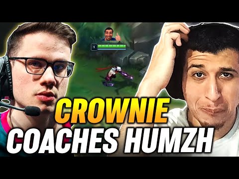 HUMZH GETS COACHED ON ADC BY CROWNSHOT IN CHALLENGER