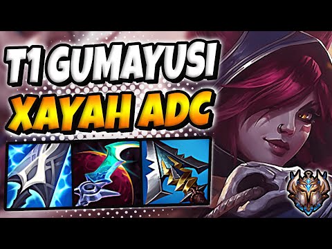 T1 Gumayusi Xayah vs Aphelios [ ADC ] Patch 12.7 Korea Challenger ✅