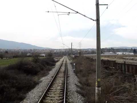 BDZ fast train between Zaharna Fabrika (Fakulteto) and Gorna Banya - Cabride