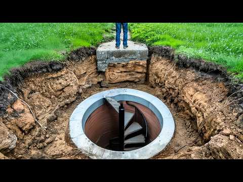 Man Builds SECRET Tunnel and Bunker below His Backyard | Start to Finish by @Tornado_Dave