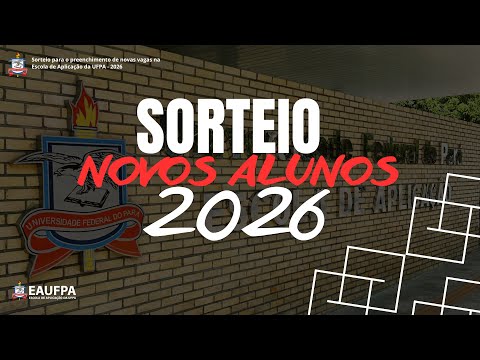 Sorteio de Novos Alunos - 2026