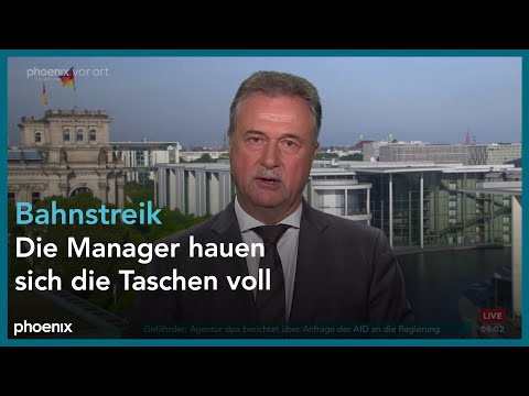 tagesgespräch mit Claus Weselsky zum erneuten Bahnstreik der GDL am 01.09.21