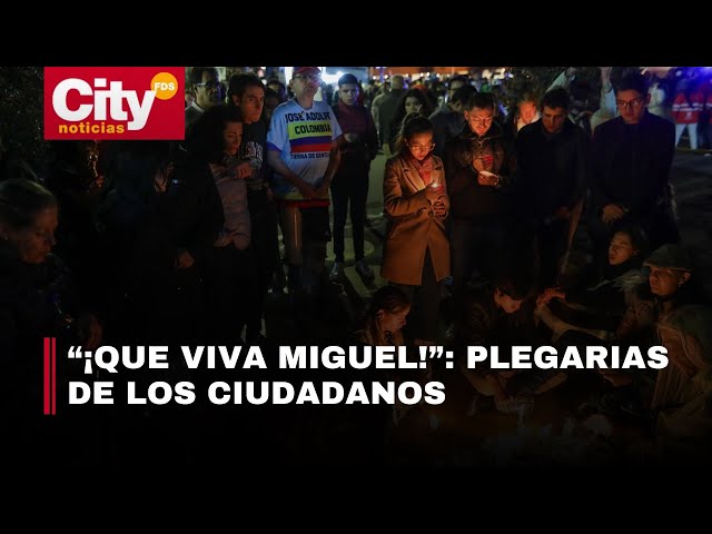 Velatón por la salud de Miguel Uribe Turbay: unión y esperanza en la Clínica Santa Fe