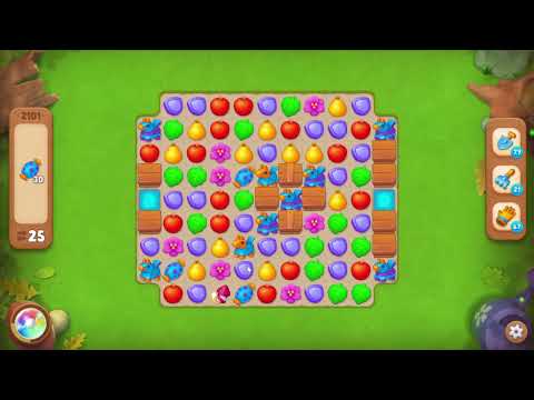 Gardenscapes 2101 Level - 30 moves - NO BooSTERS