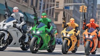 EPIC BATTLETHE: Spider-Man Captured by Joker, Four Cousins Come to the Rescue | A SAD ENDING