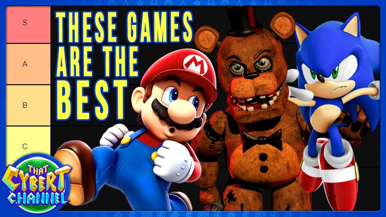 Ultimate Gaming Tier List (Nintendo, Playstation, & More) 🔴 That Cybert Channel
