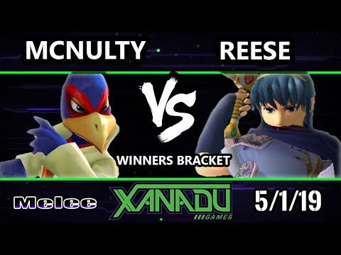 S@X 300 SSBM - McNutly (Falco) Vs. Reese (Marth) - Smash Melee Winners Round 2