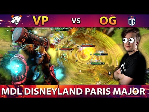 OG vs VP - Battle of TITANS - DID YOU EXPECT THIS?! JerAx Earthshaker GOD MDL Disneyland Paris Major