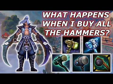 WHAT HAPPENS WHEN YOU BUILD ALL HAMMERS? - Season 8 Masters Ranked 1v1 Duel - SMITE