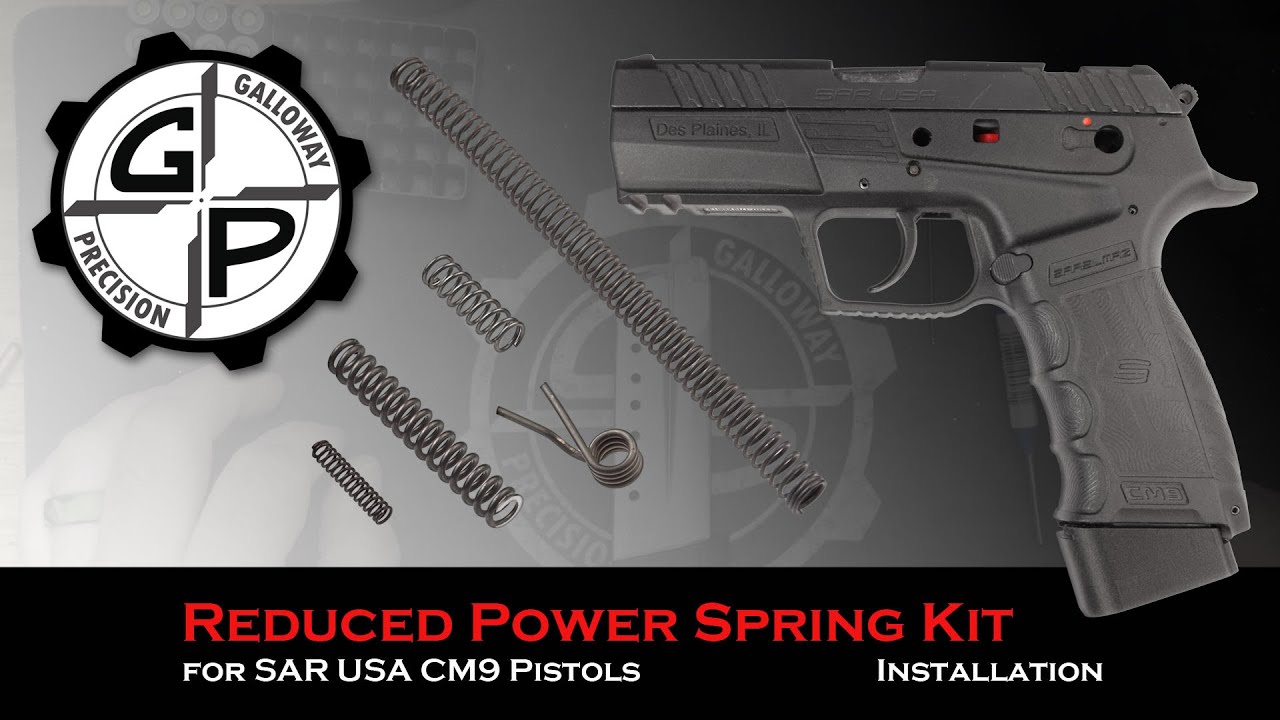 SAR USA CM9 Gen2 Reduced Power Spring Set Installation from Galloway Precision