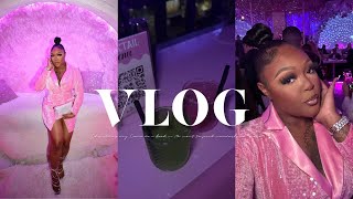 VLOG: I WENT TO THE PINK WONDERLAND BAR IN CHICAGO, CHRISTMAS DAY, RESTOCKING MY SKINCARE + MORE