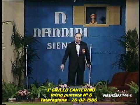 I' Grillo canterino di Gianfranco D'Onofrio. II stagione. Inizio 6a puntata - Teleregione 26-02-1986