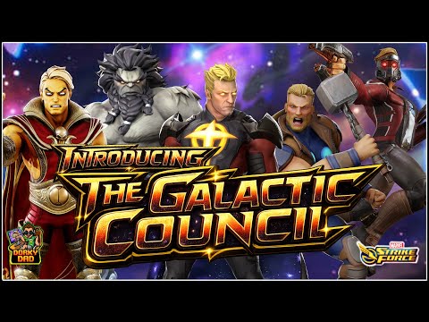 New MEGA Team! The GALACTIC COUNCIL! | My Apology For Last Week | Marvel Strike Force | MSF