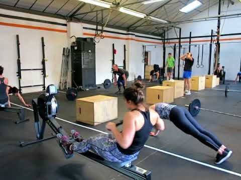 CrossFit Loughborough Crew hitting the Saturday WOD Hard