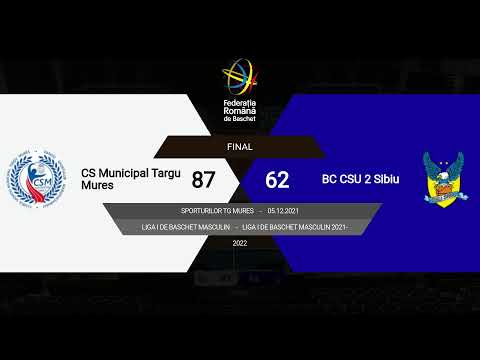 L1BM 2021-2022: CSM Târgu Mureș - BC CSU 2 Sibiu