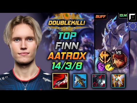 Aatrox Top Build Finn Duskblade of Draktharr Conqueror - LOL EUW GrandMaster Patch 13.14
