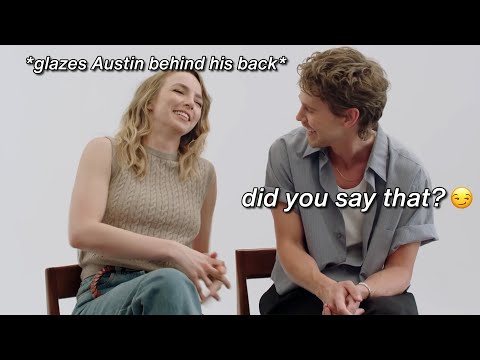 Austin Butler and Jodie Comer being an adorable duo for 5 minutes