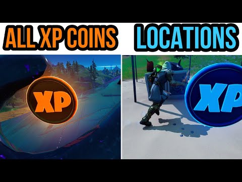 All XP COINS LOCATIONS WEEK 8 - FORTNITE