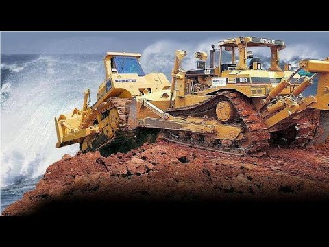 Extreme Dangerous Idiots Bulldozer Heavy Equipment Operator Skill -Amazing Biggest Bulldozer Working