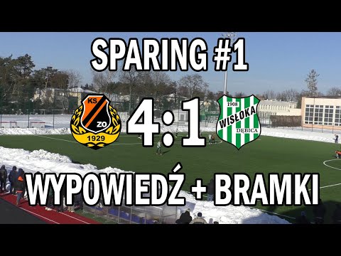 Sparing KSZO - Wisłoka Dębica (bramki + wypowiedź trenera) 17.01.2026