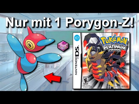 Is it possible to complete Pokémon Platinum with ONLY one Porygon-Z? (+ As few battles as possible)