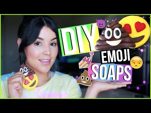 DIY Emoji Soap! Easy Melt & Pour Emoji Soap Tutorial! Video