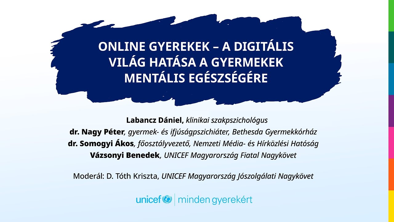 Online gyerekek - a digitális világ hatása a gyermekek mentális egészségére